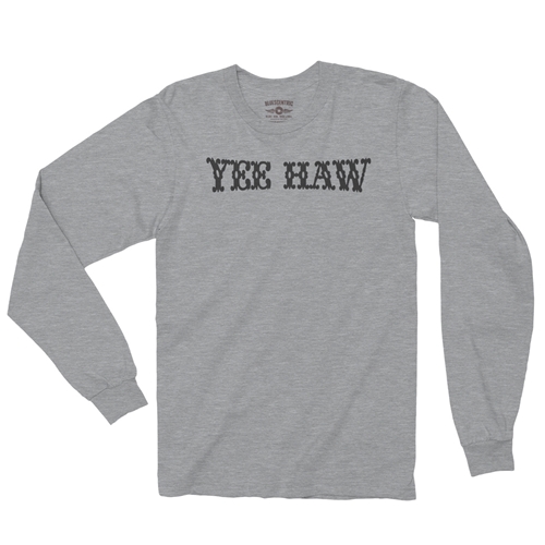 Yee Haw Long Sleeve T-Shirt - longsleeveathleticheather