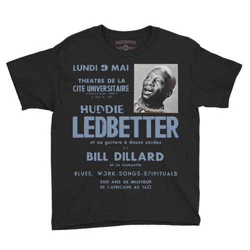 Lead Belly Poster Youth T-Shirt - Lightweight Vintage Children & Toddlers - youthblack