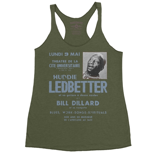 Lead Belly Poster Racerback Tank - Women
