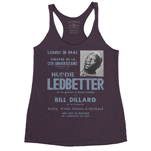 Lead Belly Poster Racerback Tank - Women