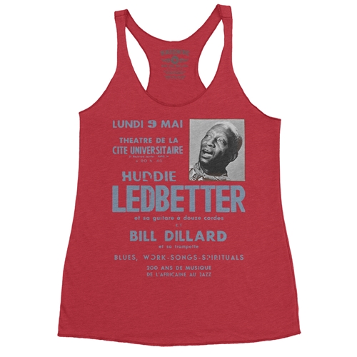Lead Belly Poster Racerback Tank - Women