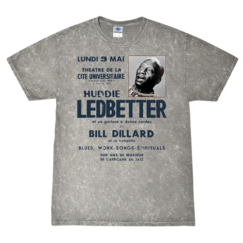 Lead Belly Poster T-Shirt - Gray Mineral Wash