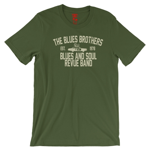 Blues Brothers Revue T-Shirt - Lightweight Vintage Style - vintageolive
