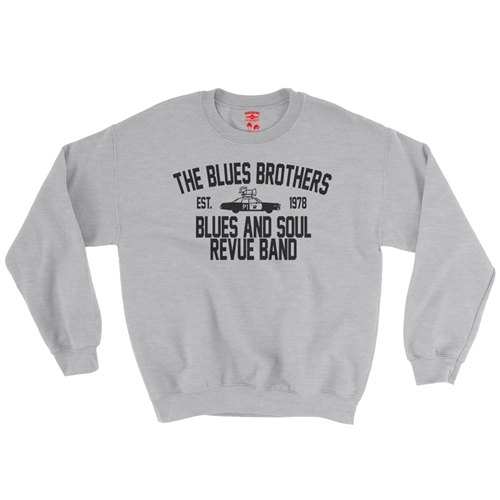 Blues Brothers Revue Crewneck Sweatshirt - crewneckathleticheather