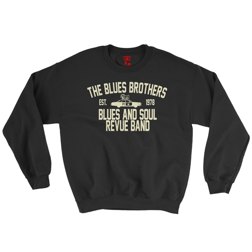 Blues Brothers Revue Crewneck Sweatshirt - crewneckblack