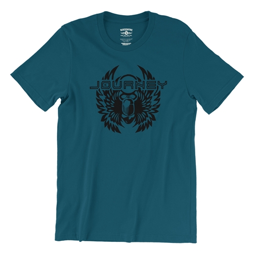 Black Journey Scarab T-Shirt - Lightweight Vintage Style