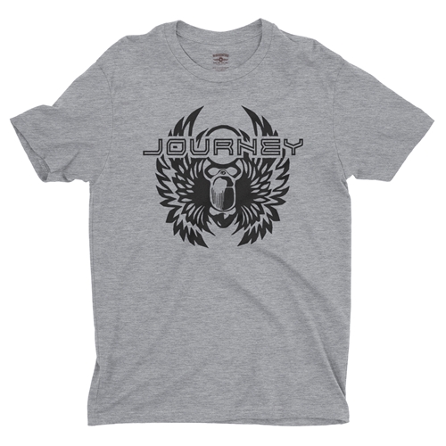 Black Journey Scarab T-Shirt - Lightweight Vintage Style - vintageathleticheather