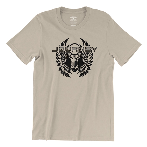Black Journey Scarab T-Shirt - Lightweight Vintage Style - vintagecream