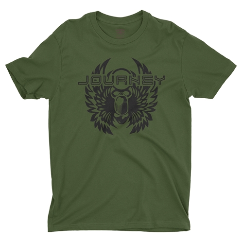 Black Journey Scarab T-Shirt - Lightweight Vintage Style - vintageolive
