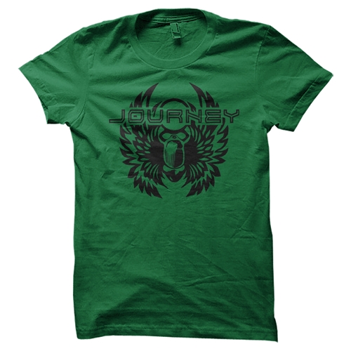 Black Journey Scarab T-Shirt - Classic Heavy Cotton - classickellygreen