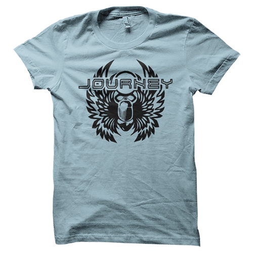 Black Journey Scarab T-Shirt - Classic Heavy Cotton - classiclightblue