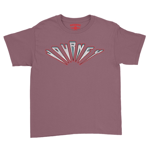 Journey Patriotic Logo Youth T-Shirt - Lightweight Vintage Children & Toddlers - youthheathermaroon