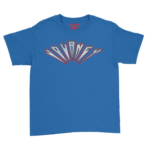 Journey Patriotic Logo Youth T-Shirt - Lightweight Vintage Children & Toddlers - youthroyalblue
