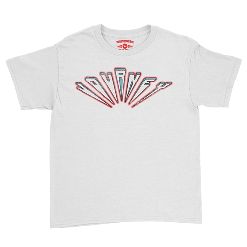 Journey Patriotic Logo Youth T-Shirt - Lightweight Vintage Children & Toddlers - youthwhite