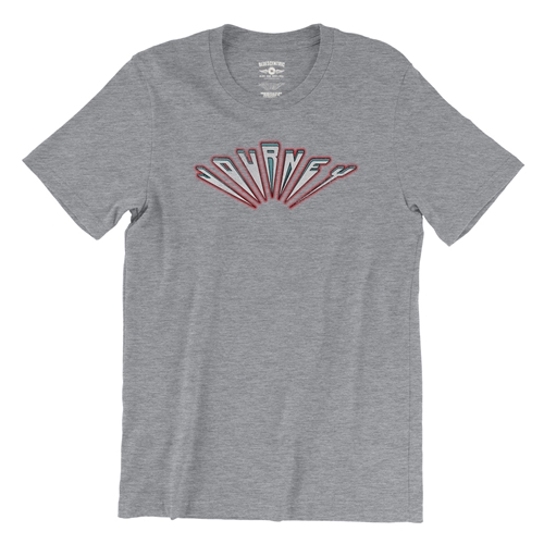 Journey Patriotic Logo T-Shirt - Lightweight Vintage Style - vintageathleticheather