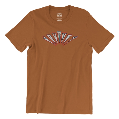 Journey Patriotic Logo T-Shirt - Lightweight Vintage Style - vintageburntorange
