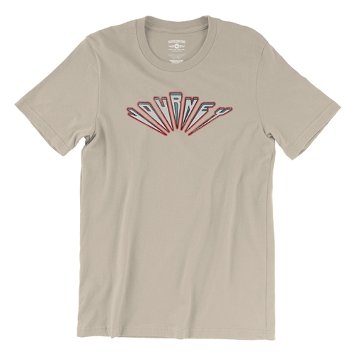 Journey Patriotic Logo T-Shirt - Lightweight Vintage Style - vintagecream