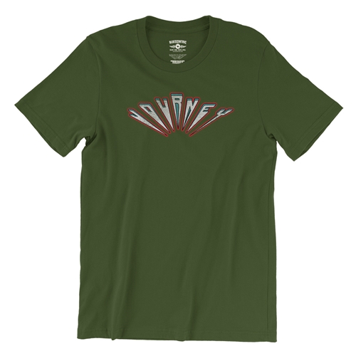 Journey Patriotic Logo T-Shirt - Lightweight Vintage Style - vintageolive
