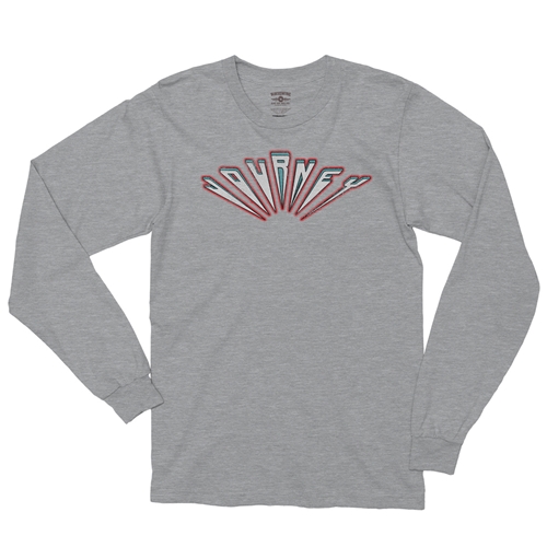 Journey Patriotic Logo Long Sleeve T-Shirt - longsleeveathleticheather