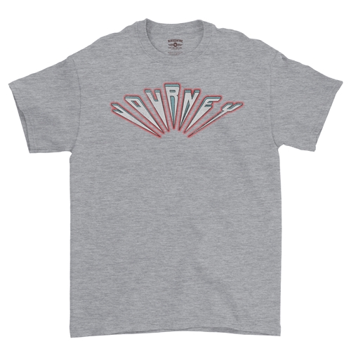 Journey Patriotic Logo T-Shirt - Classic Heavy Cotton - classicathleticheather