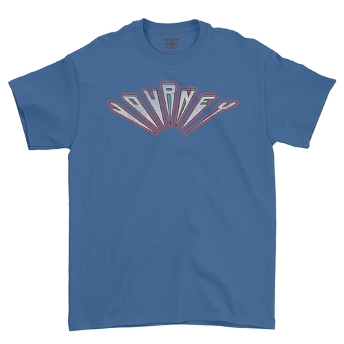 Journey Patriotic Logo T-Shirt - Classic Heavy Cotton - classicroyalblue