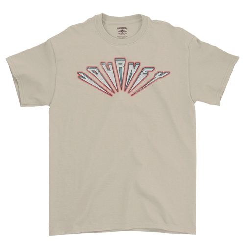 Journey Patriotic Logo T-Shirt - Classic Heavy Cotton - classicsand