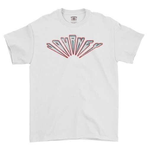 Journey Patriotic Logo T-Shirt - Classic Heavy Cotton - classicwhite