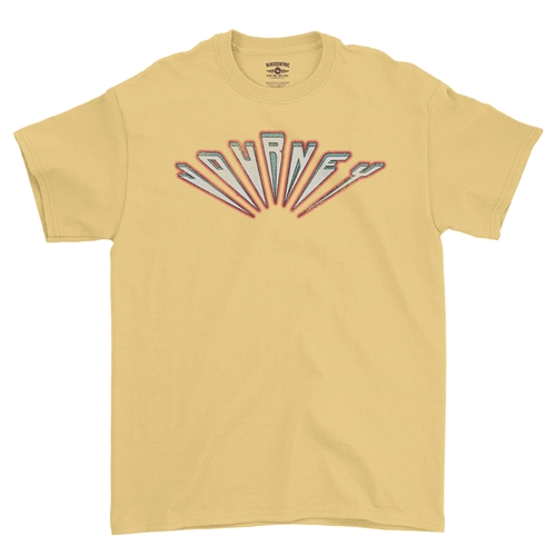 Journey Patriotic Logo T-Shirt - Classic Heavy Cotton - classicyellow
