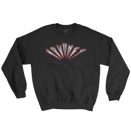 Journey Patriotic Logo Crewneck Sweatshirt - crewneckblack