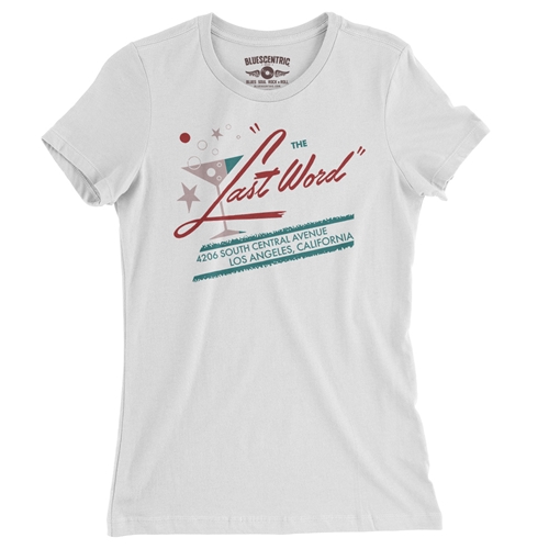 Last Word Club L.A. Ladies T Shirt - Relaxed Fit - ladieswhite