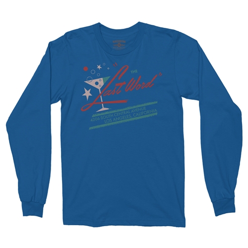 Last Word Club L.A. Long Sleeve T-Shirt - longsleeveblue