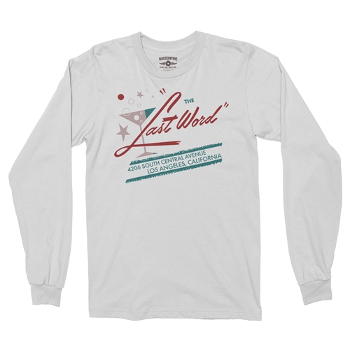 Last Word Club L.A. Long Sleeve T-Shirt - longsleevewhite