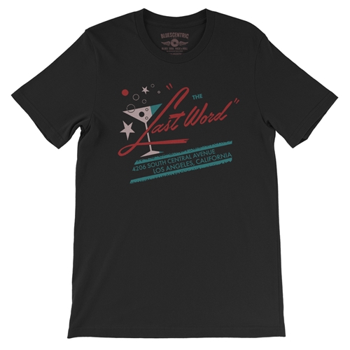 Last Word Club L.A. T-Shirt - Lightweight Vintage Style - vintageblack