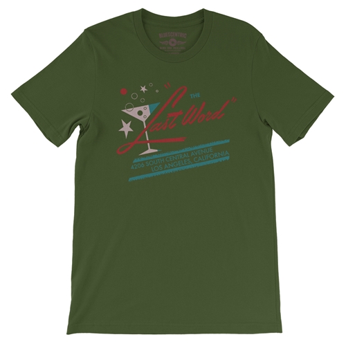Last Word Club L.A. T-Shirt - Lightweight Vintage Style - vintageolive