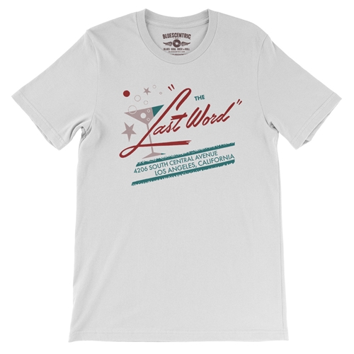 Last Word Club L.A. T-Shirt - Lightweight Vintage Style - vintagewhite