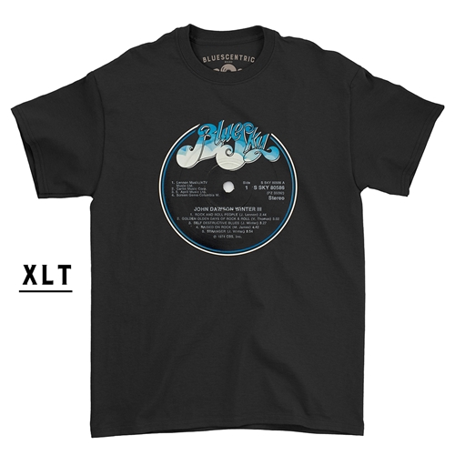 XLT Johnny Winter Vinyl Record T-Shirt - Men