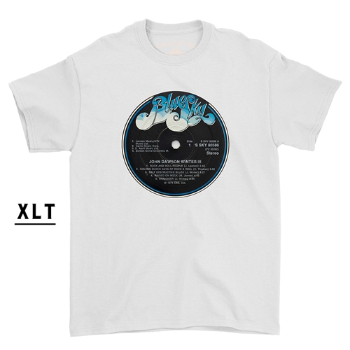 XLT Johnny Winter Vinyl Record T-Shirt - Men