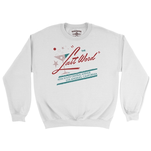 Last Word Club L.A. Crewneck Sweatshirt - white