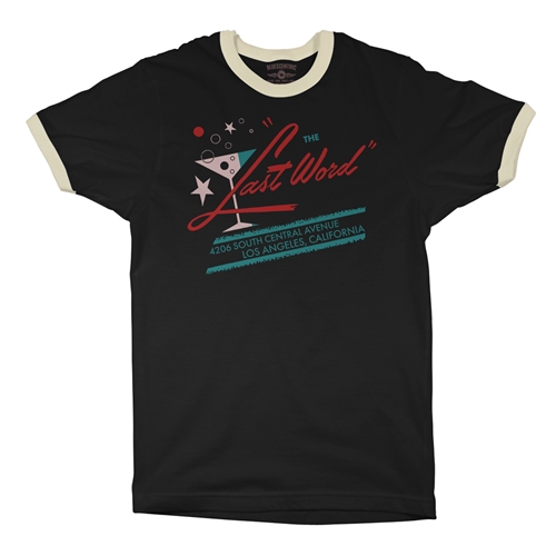 Last Word Club L.A. Ringer T-Shirt - ringerblackcreamtrim