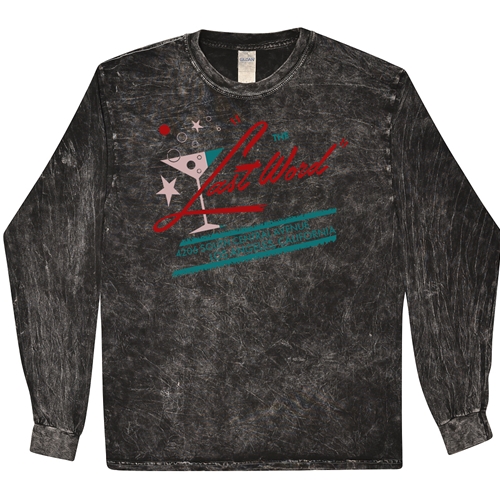 Last Word Club L.A. Long Sleeve T-Shirt - Black Mineral Wash