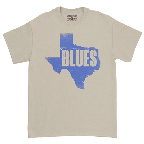 Texas Blues T-Shirt - Classic Heavy Cotton - classicsand