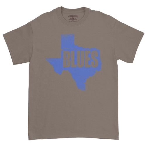 Texas Blues T-Shirt - Classic Heavy Cotton - classictaupe