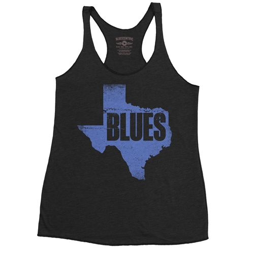 Texas Blues Racerback Tank - Women