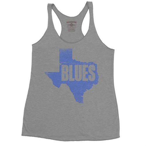 Texas Blues Racerback Tank - Women