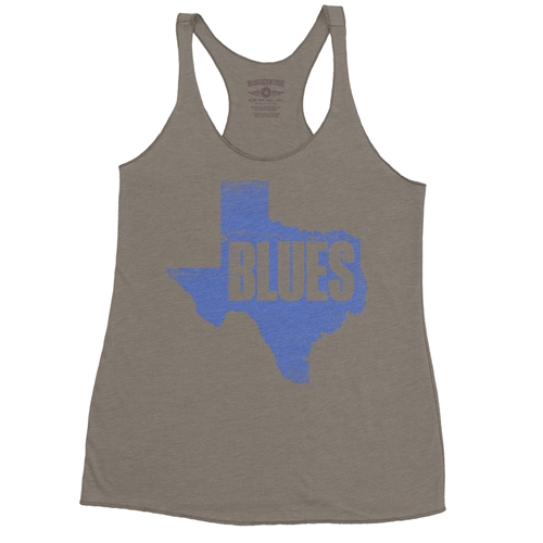 Texas Blues Racerback Tank - Women