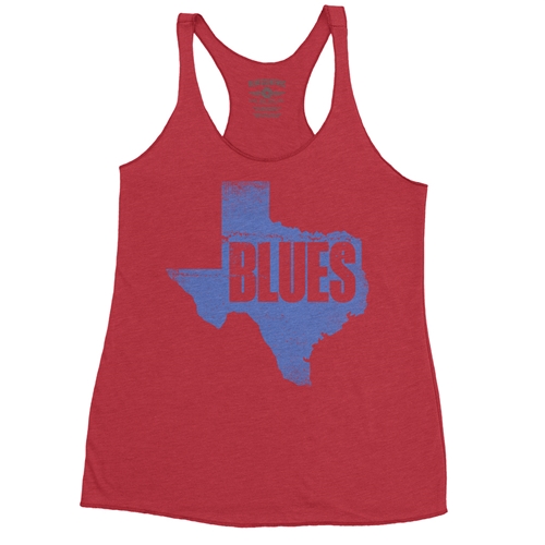 Texas Blues Racerback Tank - Women
