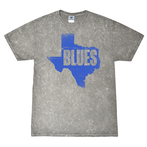 Texas Blues T-Shirt - Gray Mineral Wash