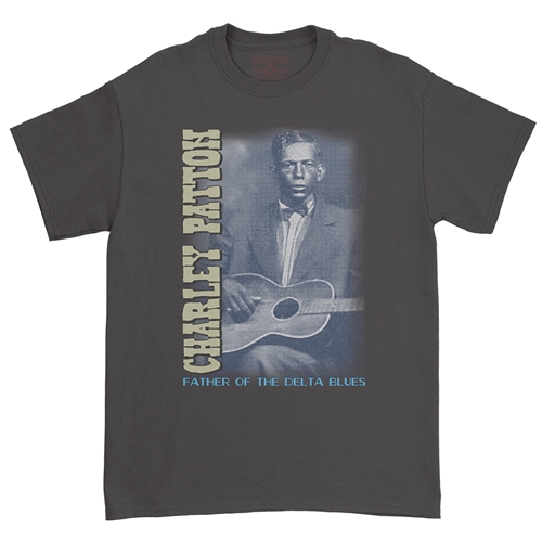 Charley Patton Blues T-Shirt - Classic Heavy Cotton - classicblack