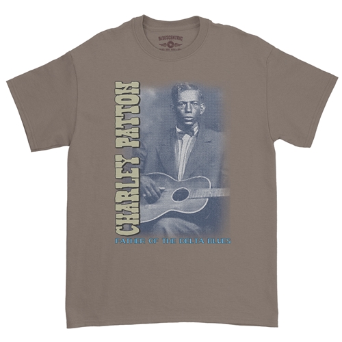 Charley Patton Blues T-Shirt - Classic Heavy Cotton - classictaupe