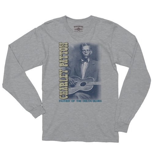 Charley Patton Blues Long Sleeve T-Shirt - longsleeveathleticheather